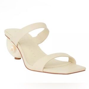 Katy Perry The Maritime Two Band Slip On Shell Sandal Caramel NIB Size 9